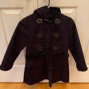 Size 8/10 faux fur lined coat